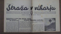 NEWSPAPER , STRAZA  V VIHARJU - Langues Slaves