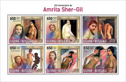 Guinea Bissau  2023 110th Anniversary Of Amrita Sher-Gi. (440a04) OFFICIAL ISSUE - Nus