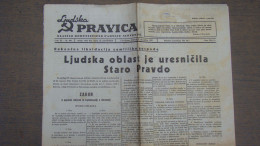 NEWSPAPER , LJUDSKA PRAVICA - Idiomas Eslavos