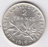 2 Francs  Semeuse  1919 - 2 Francs