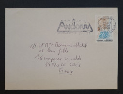 Andorre,  Lettre Pour La France. - Lettres & Documents