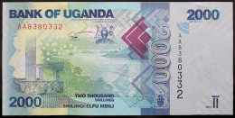Ouganda - 2000 Shillings - 2010 - PICK 50a - NEUF - Ouganda