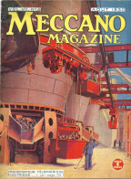 MECCANO MAGAZINE - Août 1930, Volume Vii, N°8 -- Transporteur Téléphérique Electrique - Modelbouw