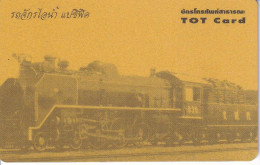 TARJETA DE TAILANDIA DE UN TREN  (TRAIN-ZUG) - Eisenbahnen