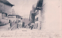 Charmey FR, Au Maréchal Ferrant, Rue Animée 1903 (morel 49) - Charmey