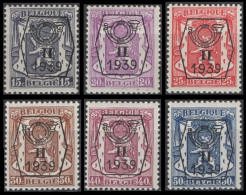 PRE411/416** (PO14) - 1935-1949 Sellos Pequeños Del Estado