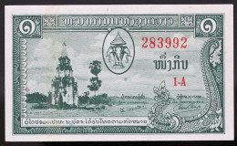 Laos - 1 Kip - 1957 - PICK 1a - SPL - Laos