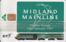 TARJETA DE REINO UNIDO DE UN TREN  (TRAIN-ZUG-TREN) NUEVA-MINT - Eisenbahnen