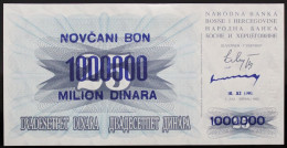 Bosnie-Herzégovine - 1000000 Dinara - 1993 - PICK 35b.3 - NEUF - Bosnia Y Herzegovina