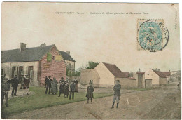 COMPIGNY  -  Maison A.Charpentier Et Grande Rue - Sergines