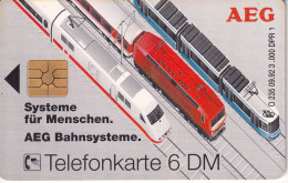 TARJETA DE ALEMANIA DE UN TREN DE TIRADA 3000 (TRAIN-ZUG) - Trains