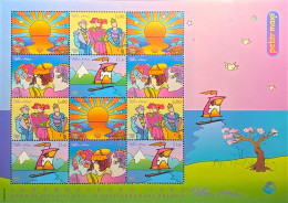 UNO-Genf ONU Genève UN Geneva 2002:  JOHANNESBURG-SOMMET (Peter Max) Zu 453-456 Bogen Mi 444-447 ** MNH (Zu CHF 45.00) - Ungebraucht