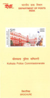 INDIA - 2005 - BROCHURE OF KOLKATA POLICE COMMISSIONERATE STAMP DESCRIPTION AND TECHNICAL DATA. - Cartas & Documentos