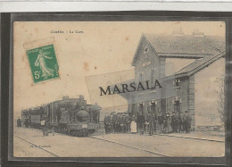 CPA Combles  La Gare - Combles