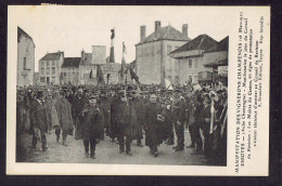 CPA 10 - ESSOYES - MANIFESTATION DES VIGNERONS CHAMPENOIS 1911 - LES MAIRES DU CANTON - Essoyes