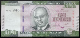 Liberia - 100 Dollars - 2022 - PICK 41b - NEUF - Liberia