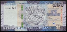 Liberia - 500 Dollars - 2022 - PICK 42a - NEUF - Liberia