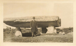 Locmariaquer * Dolmen Pierre Menhir Pierres Mégalithe Monolithe Table Marchands * Photo Ancienne 13x8cm - Locmariaquer