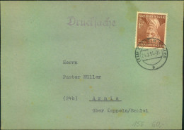 1953, Drucksache Ab Kappekn Mit EF 4 Pfg. Waphlfahrt - Lettres & Documents