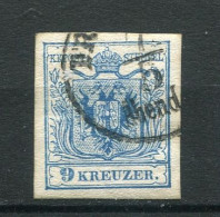 26214 Autriche N°5° 9k. Bleu  1850  TB - Oblitérés