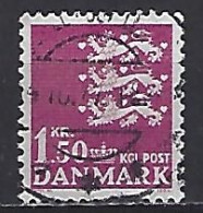 Denmark 1962  Three Lions (o) Mi.402 Y - Oblitérés