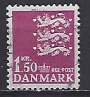 Denmark 1962  Three Lions (o) Mi.402 Y - Usati