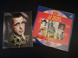 Humphrey Bogart Libro Y Película Laser Disc Laserdisc La Reina De Africa. Mitos Del Cine Planeta Años 90 - Clásicos