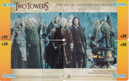 PUZZLE DE 4 TARJETAS DE CHINA DE EL SEÑOR DE LOS ANILLOS (LORD OF THE RINGS) - Kino