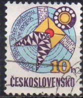 TCHECOSLOVAQUIE -  10éme Anniversaire Des Recherches En Matière De Télécommunications - Used Stamps