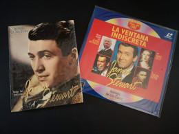 James Stewart Libro Y Película Laser Disc Laserdisc La Ventana Indiscreta. Mitos Del Cine Planeta Años 90 - Klassiekers