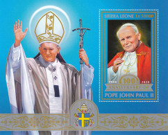 Sierra Leone  2020 100th Anniversary Pope John Paul II. (LC200101) LOCAL ISSUE - Papi