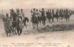 MILITARIA - Sur Le Front - Les Indiens Dans Le Nord De La France 1914 - Carte Postale Ancienne - Other Wars