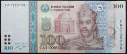 Tadjikistan - 100 Somoni - 2022 - PICK 27d - NEUF - Tadjikistan