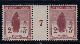 FRANCE - N° 148**- Millésime 7 - Orphelins De Guerre. - Guerre Mondiale (Première)
