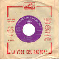 °°° 614) 45 GIRI - LA VOCE DEL PADRONE - SERGIO BRUNI - TUTT'E DDUIE / SI ME LASSE °°° - Autres - Musique Italienne