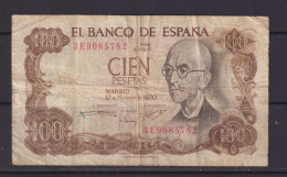 SPAIN - 1970 100 Pesetas Circulated Banknote - 100 Peseten