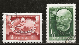 Hongrie 1957 N°Y.T. :  PA 192 Et 193 Obl. - Gebraucht