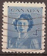 Canada U  227 (o) Usado. 1947 - Oblitérés
