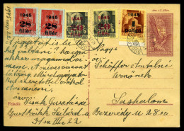 HUNGBUDAPEST 1945. Nice Inflation Uprated Stationery Card - Briefe U. Dokumente