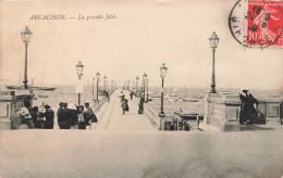 FRANCE - Arcachon - La Grande Jetée - Animée - Carte Postale Ancienne - Arcachon