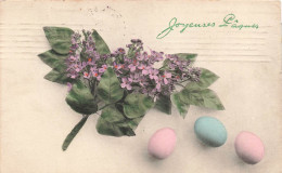 FÊTES - VŒUX - Joyeuses Pâques - œufs - Carte Postale Ancienne - Easter