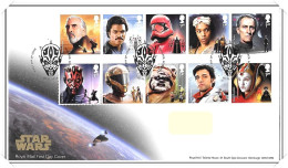 2019 GB FDC - Star Wars - Typed Address - 2011-2020 Decimal Issues