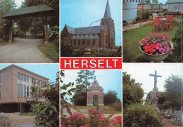 BELGIQUE - Herselt - Multivues De Différentes Endroits - Carte Postale - Herselt