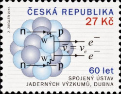 ** 880 Czech Republic Anniversary Of The Joint Institute For Nuclear Research 2016 Dubno, Russia - Fisica