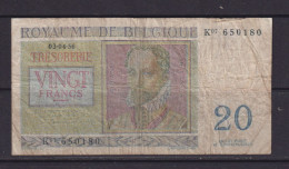 BELGIUM - 1956 20 Francs Circulated Banknote - Other & Unclassified