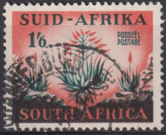 1953 Südafrikanische Union ° Mi:ZA 236, Sn:ZA 197, Yt:ZA 198, Aloes (Aloa Sp.), Fauna Und Flora - Used Stamps