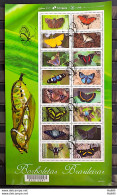 C 3660 Brazil Stamp Butterfly Insect 2016 Sheet CBC SP Campinas - Nuovi