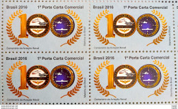 C 3629 Brazil Stamp Centenary Of Brazilian Naval Aviation Avion Ship 2016 Block Of 4 - Nuovi