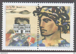 C 3627 Brazil Stamp 200 Years School Of Fine Arts 2016 - Nuovi