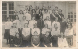 ECOLE - Photo De Classe - Ecole De Filles - Carte Postale Ancienne - Schulen